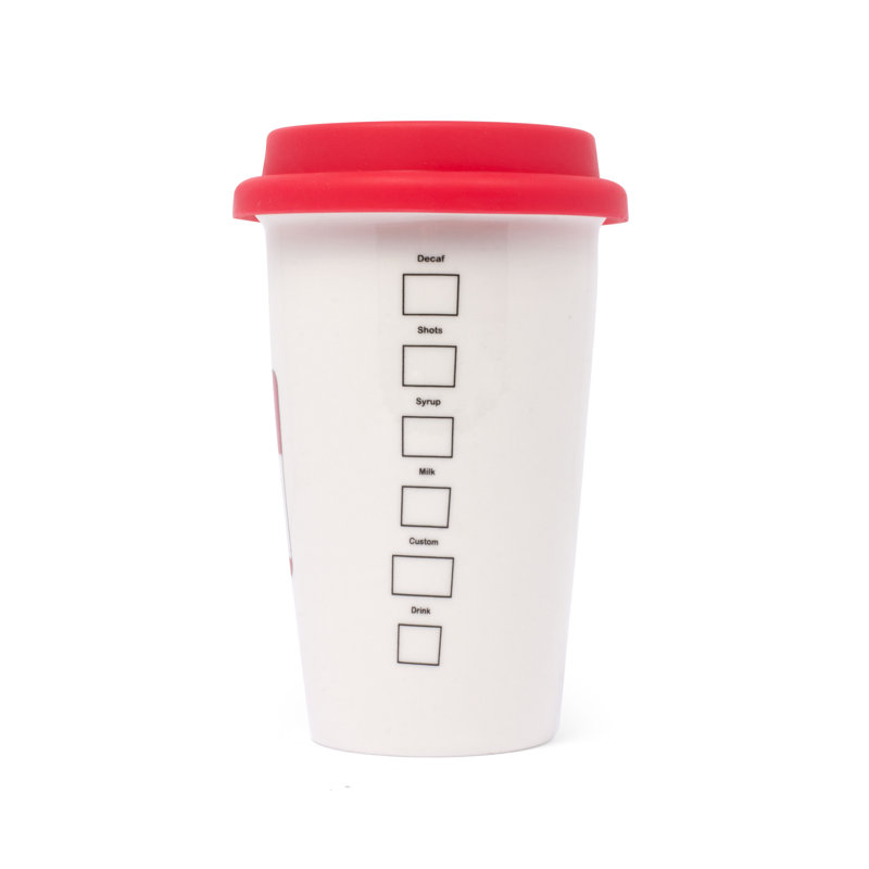 Thumbs Up Ceramic Travel Mug