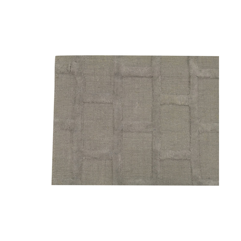Geometric Area Rug in Gray