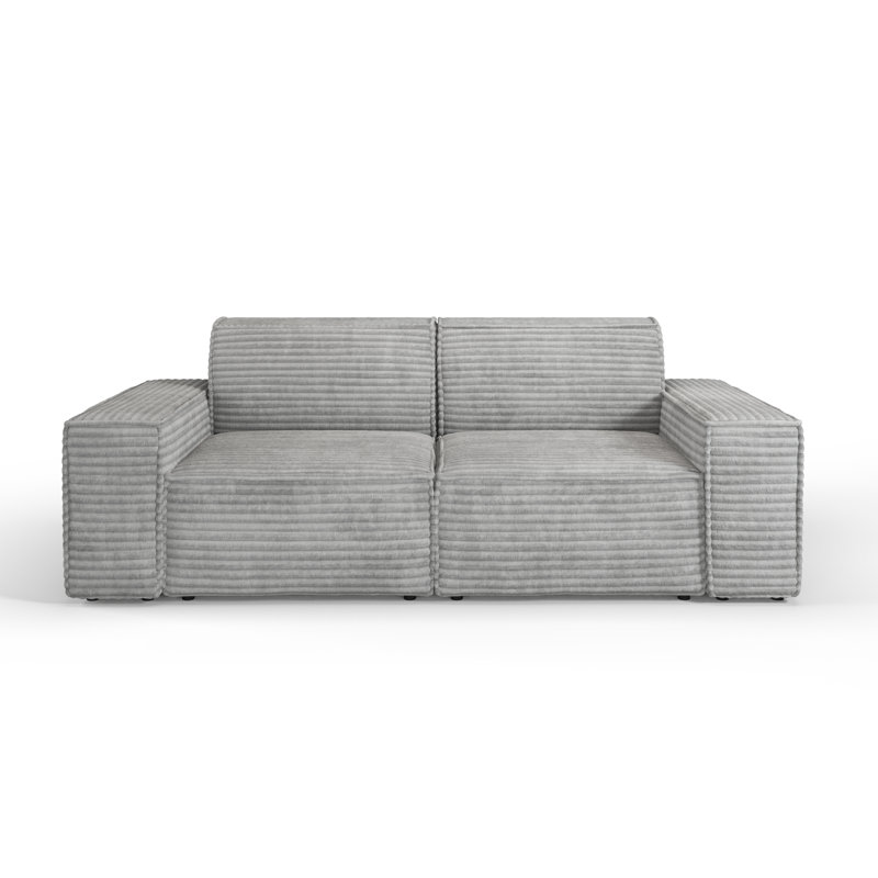 Mathushan 2 Seater Loveseat, Ash Grey