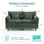 Causeuse modulaire en chenille Arale-128800992