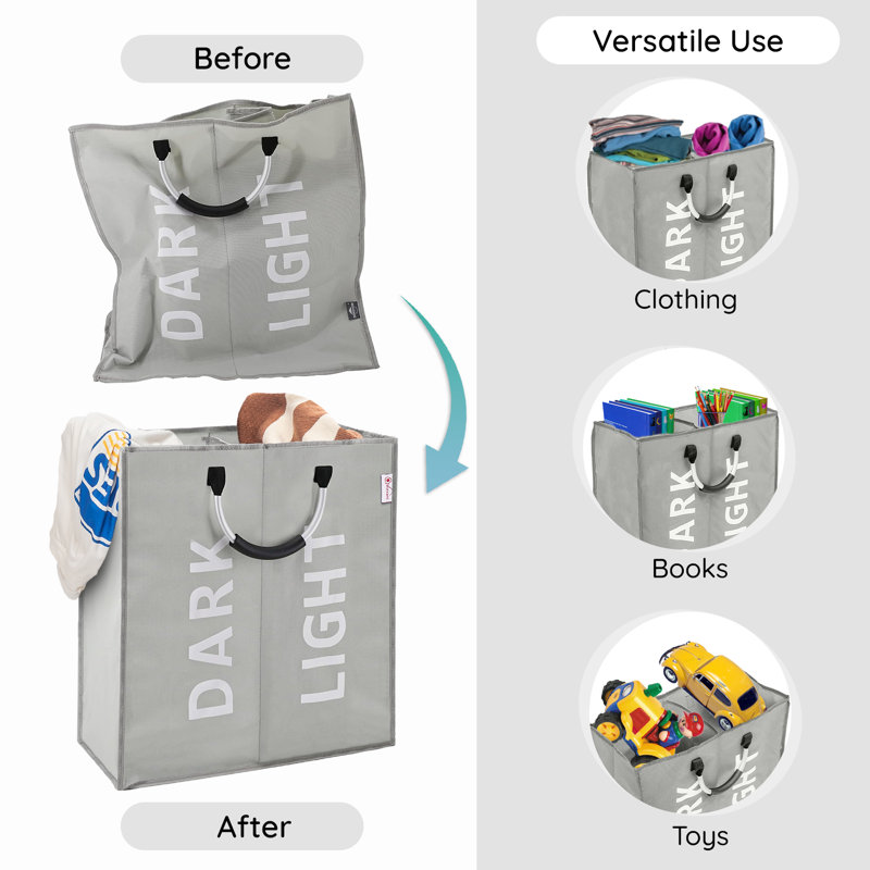 Fabric Laundry Basket with Handles
