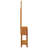 Planter with Trellis and Shelf Outdoor Flower Box Solid Wood Acacia-84601119