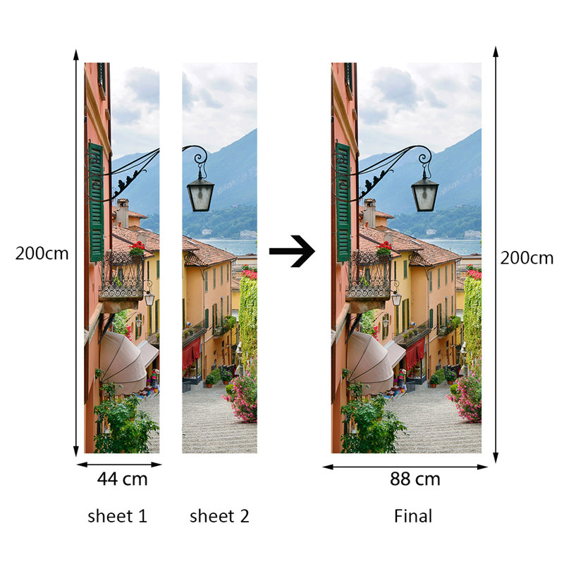 Scenic & Cityscapes Door Decal