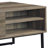 Oak & Black Finish Coffee Table