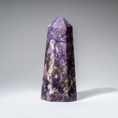 Genuine Polished Lepidolite Point from Madagascar (2 Lbs)