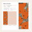 Papier peint zèbres avec flèches orange