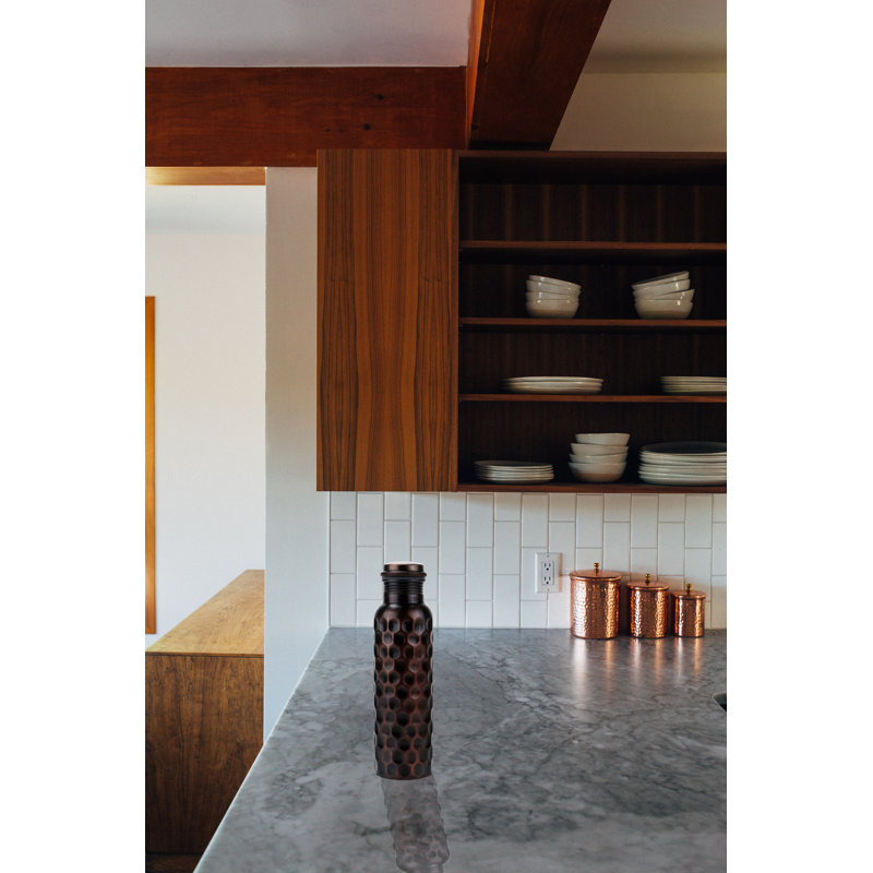 Perilla Home 34oz. Copper Water Bottle