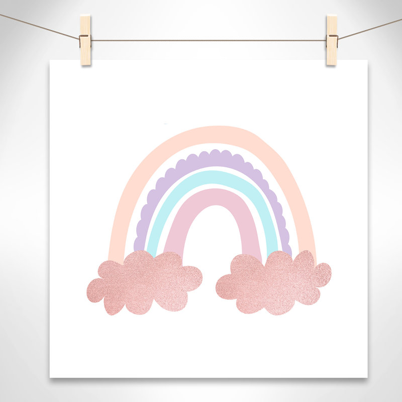 Arc-en-ciel 2, H 20" x l 20" x P 1", Papier