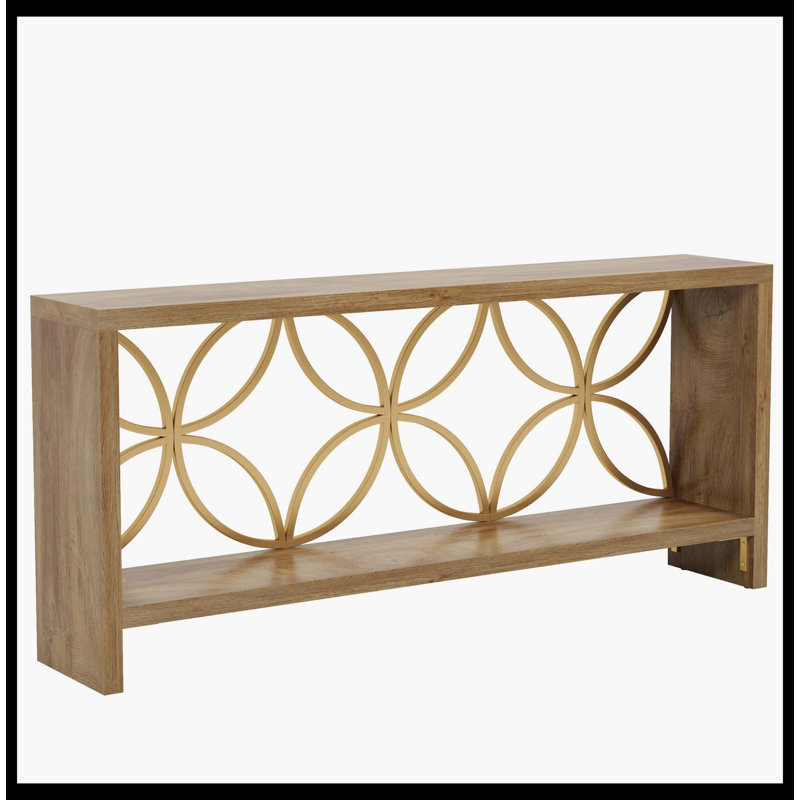 70.9" Console Table, Farmhouse Sofa Table Entryway Table With Storage