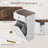 13.2'' W Tilt Out Trash Cabinet,Pet Proof Trash Can, Wood Laundry Cabinet(Not include trash can)-109743466