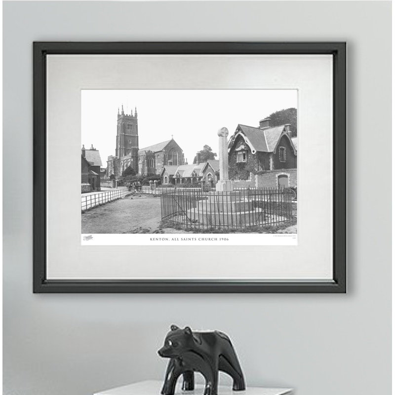 Kenton, All Saints Church 1906 - Single Picture Frame Print, 40cm H x 50cm W x 2.3cm D