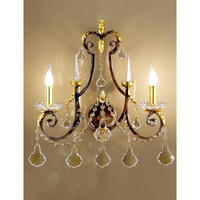 2-Light Candle Wall Light
