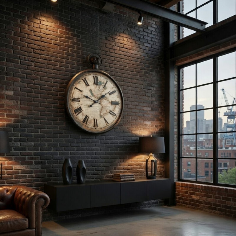 Horloge murale Atlas