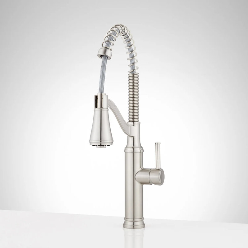 Caribana Pull Down Single Handle Kitchen Faucet with Accessories