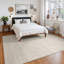 Tapis lavable à rayures rétro antidérapant (beige)-471381059-490636260