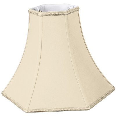 Abat-jour cloche en soie / shantung (araignée)