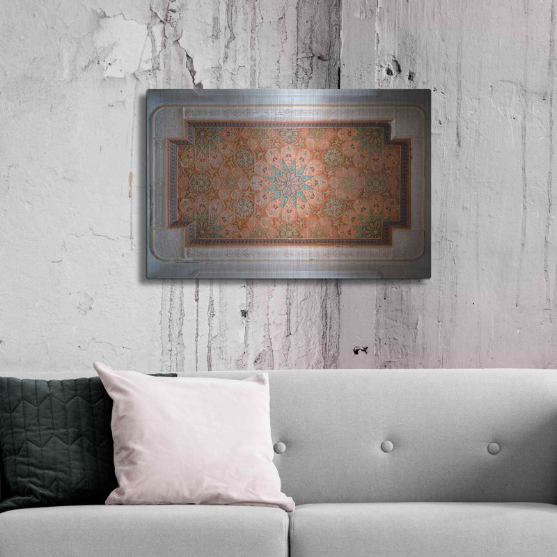 Bungalow Rose «Sursock Ceiling» par Roman Robroek, art mural en métal, H 24 po x l 36 po