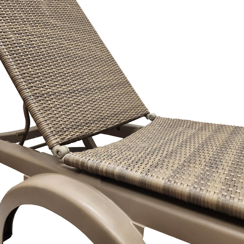 Chaise longue d'extérieur Java, Taupe