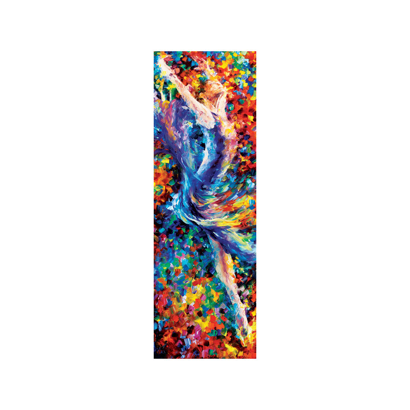 Jump by Leonid Afremov - Wrapped Canvas Panoramic Painting, 30.48 cm H x 91.44 cm W x 1.91 cm D