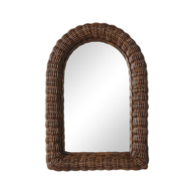 Kingston Arch Rattan Mirror