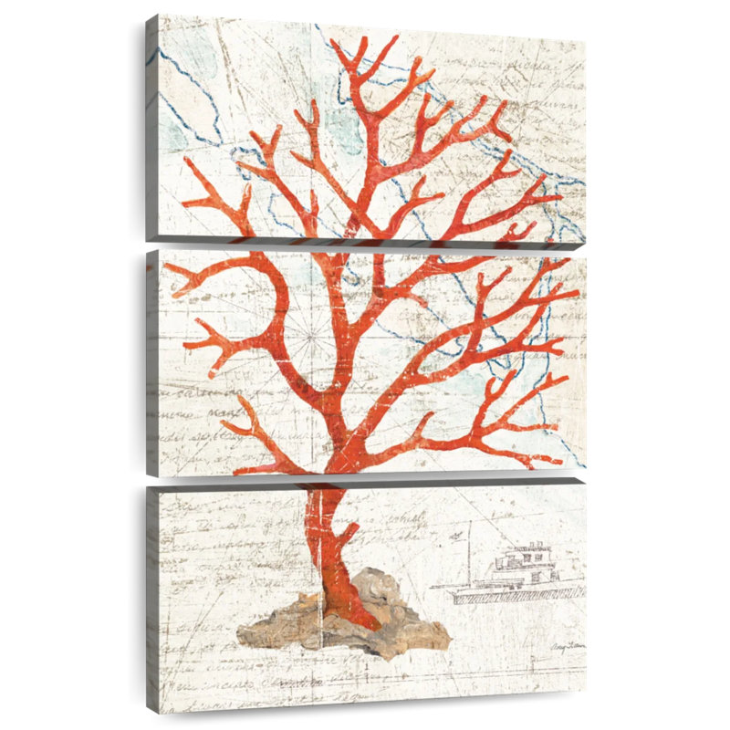 Brampt Textured Coral, 38" H x 24" W