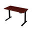 Glenva Adjustable Solid Wood Top Standing Desk-1119220724-1119220725