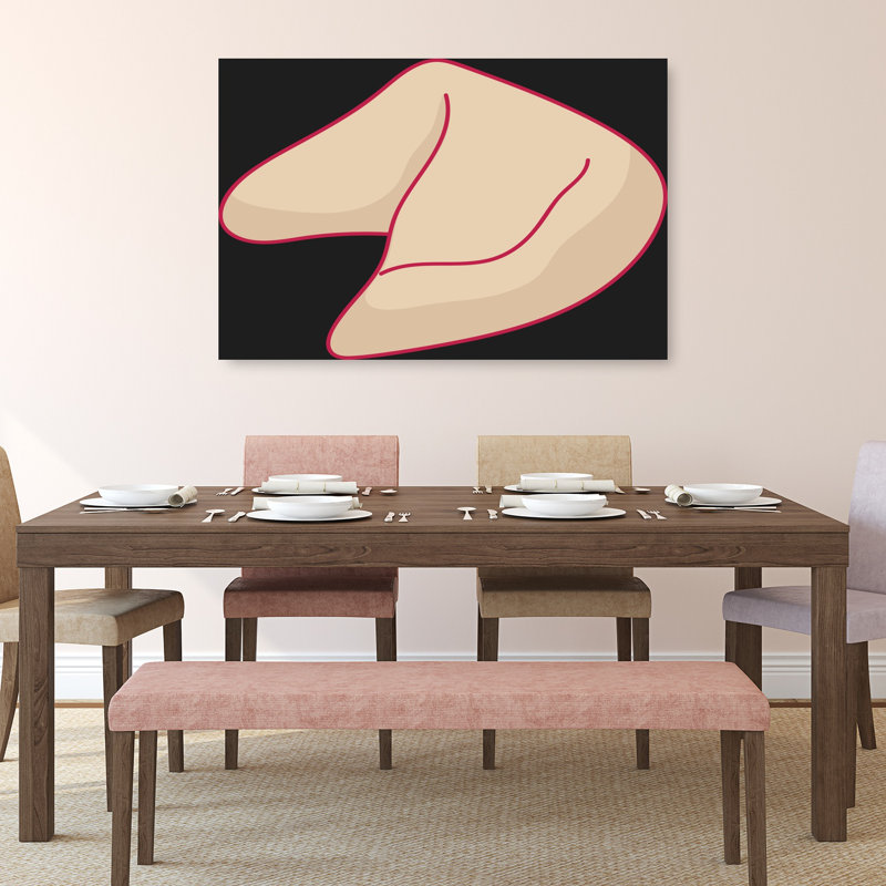 Art mural contemporain Lucky Fortune, H 32 po x l 48 po