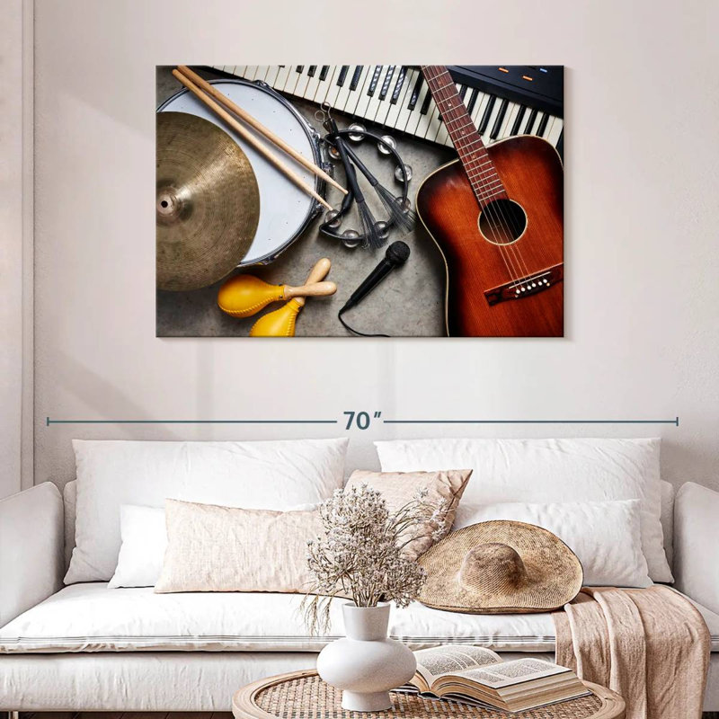 Abarca Musical Instruments Medley, 30" H x 45" W