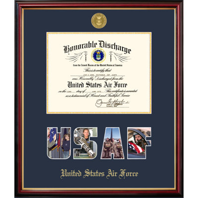 Air Force Discharge Petite Picture Frame