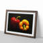 Red & Yellow Bell Pepper - Picture Frame Painting Print-55597841-55597842