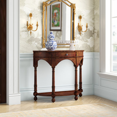 Castle Bromwich 44'' Solid Wood Console Table