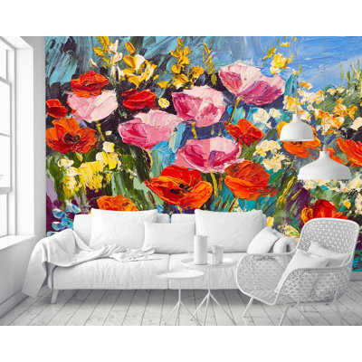 Blane Peel & Stick Floral Roll
