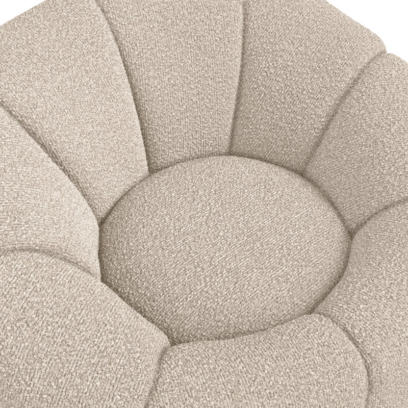 Themis Buff Swivel Chair, Buff