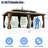 20 Ft. W x 12 Ft. D Aluminum Patio Gazebo