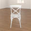 Basche 48cm H Solid Wood Cross Back Side Chair-20637974
