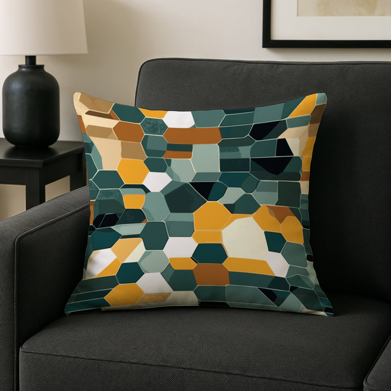 Pixel Array Indoor And Outdoor Pillow, Square 18"