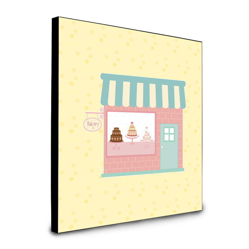 Panneau mural d’art shoppe cuisson Rumer, Jaune