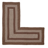 Tookes Brown Indoor/Outdoor Area Rug- Round Rug