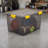 19 Gal. Plastic Storage Bin with Buckles, Black (4-Pack)