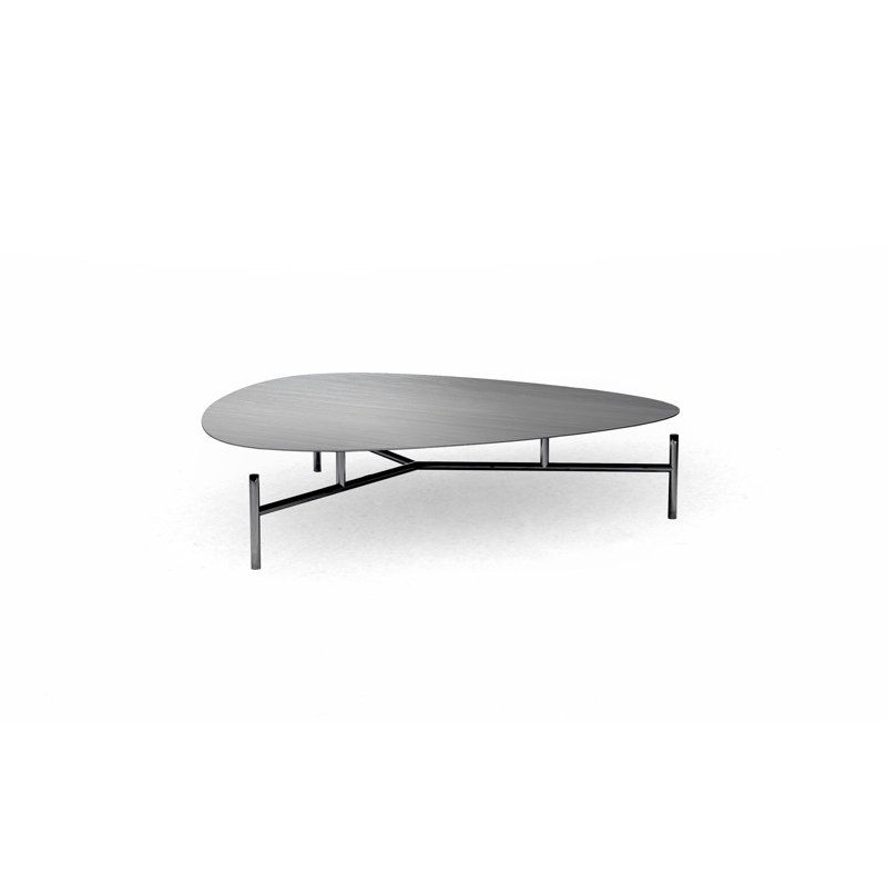 Table basse 3 pieds Finsbury, H 13 po x l 51 po x P 51 po, Noyer