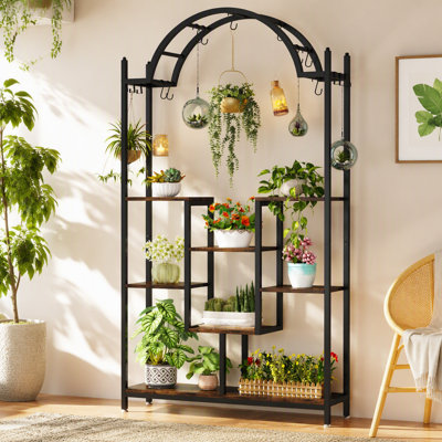 Support pour plante 75 "avec crochets de suspension