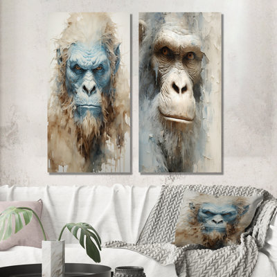 Portrait de Bigfoot - ensemble de 2 décorations murales Bigfoot