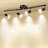 24.8'' 4 -Light Swing Arm Track Track Kit with Dimmable and Adjustable Head