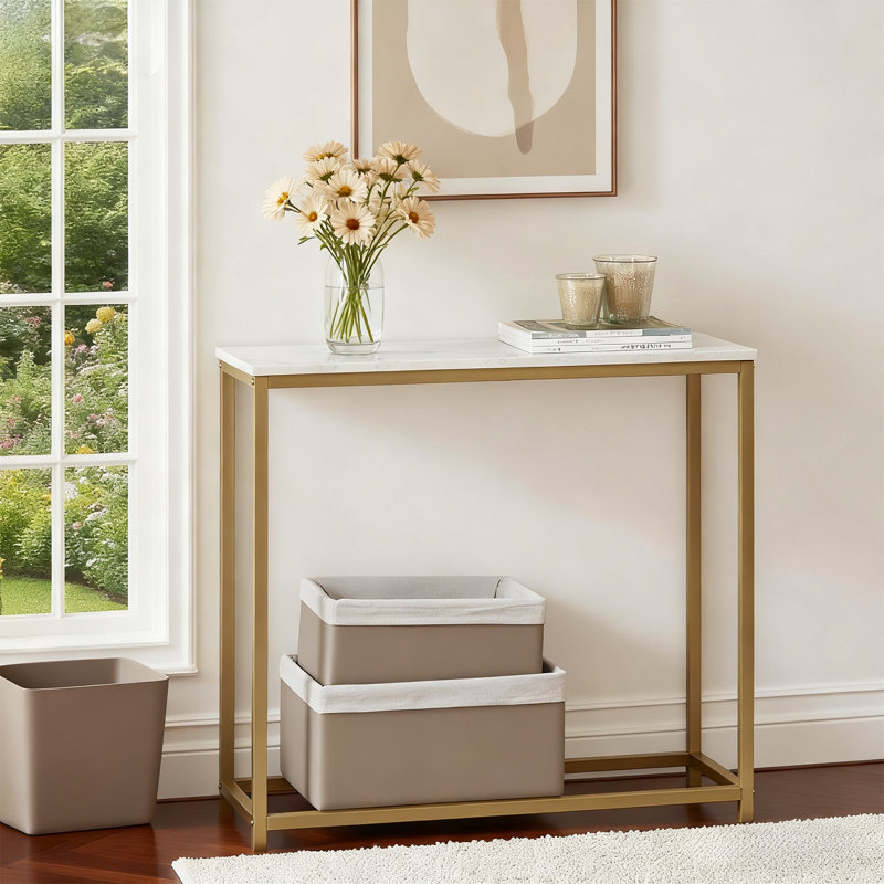 Irie 80cm Console Table, Gold