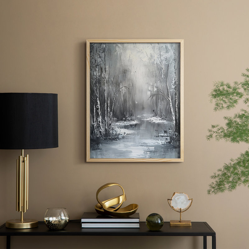 «LANDSCAPES Series Lxxxi», reproduction encadrée - bois massif, H 11 po x l 9 po