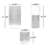 Zinc Fluted Glass Vase-600412368