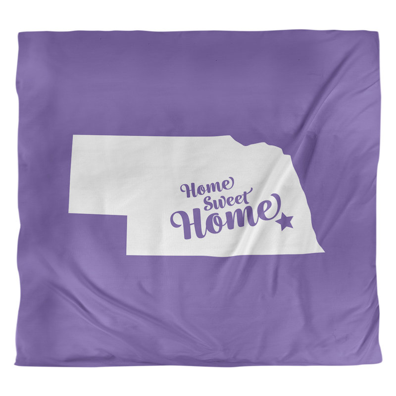 Housse de couette lincoln doux, Housse de couette pour très grand lit, Mauve, Microfibre