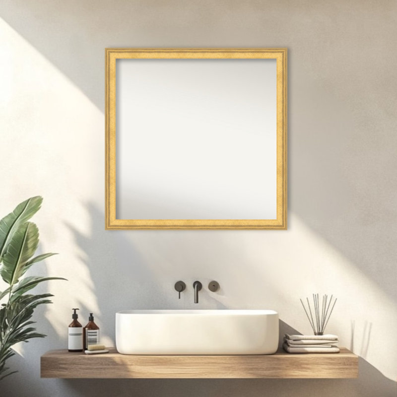 Miroir mural de salle de bain Owen, 29 po x 29 po