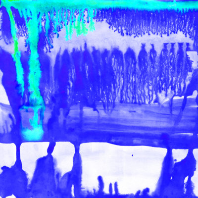 Impression sur toile tendue Zella Amy Sia Dip Dye Ultramarine