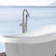 Robinet de baignoire autoportant avec douche à main et fonction de construction robuste